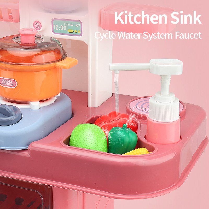 Wholesale 70cm Acousto-Optic Water Play Dining Table Set