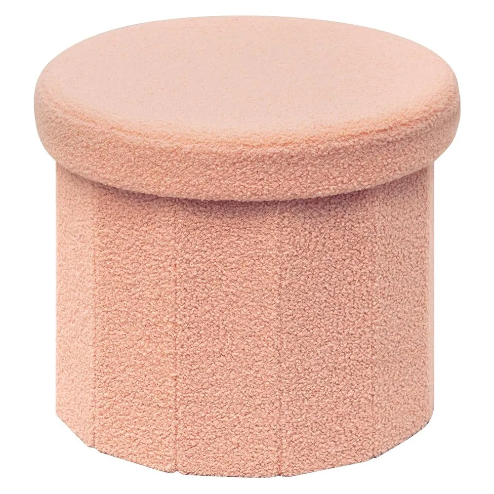 Hot Selling Velvet Folding Storage Ottoman Cube with Storage Footrest