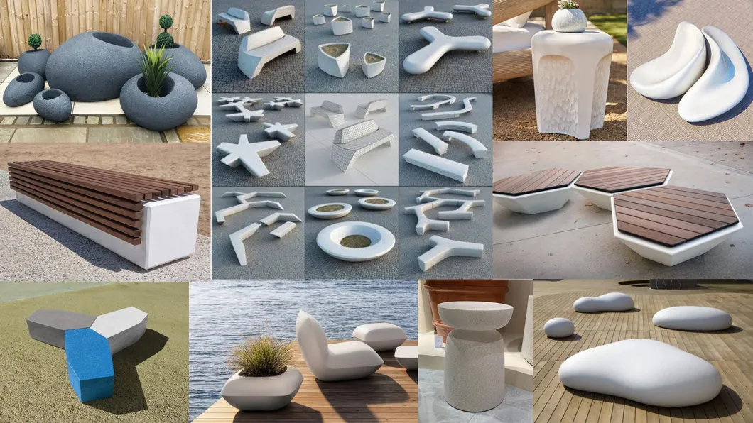 Gfrp GRP Outdoor Furniture