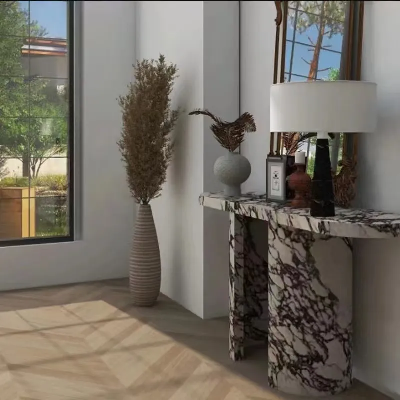 Travertine Table Detail 2