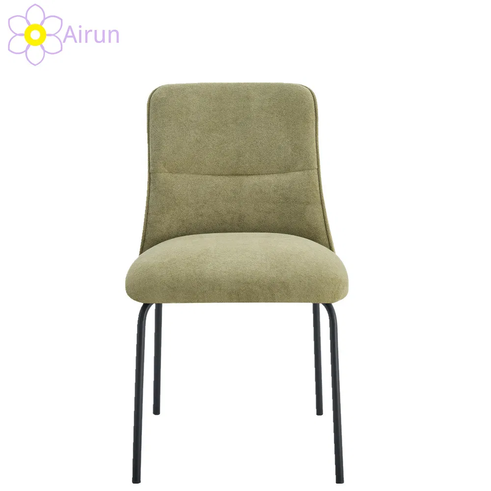 Restaurant Furniture Wholesale Design Nordic Modern Luxury Fabric Kd Structure Chairs Grey Swivel Dining Chair