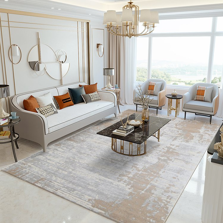 Polyester Modern Carpet Big Tapis &amp; Tapis Polypropylene Living Room Area Rugs Luxury