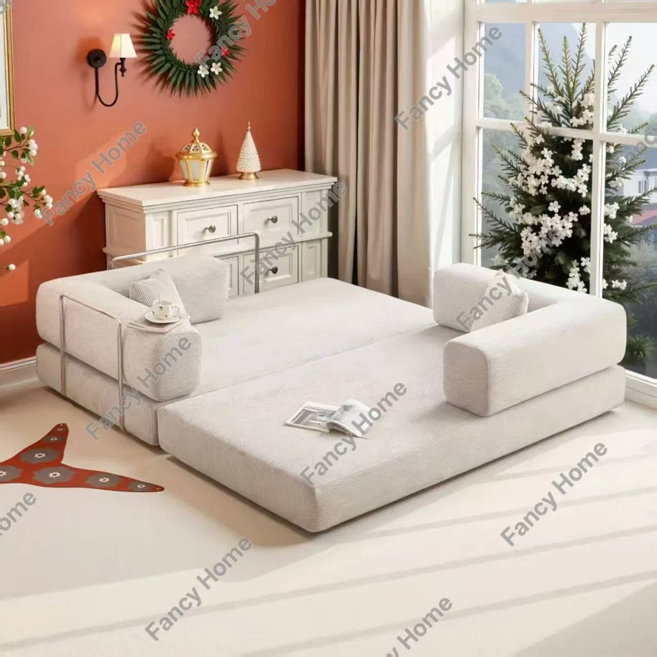 Foshan Furniture Wholesale Factory Apartment Furniture Multi-Functional Compression Sofa