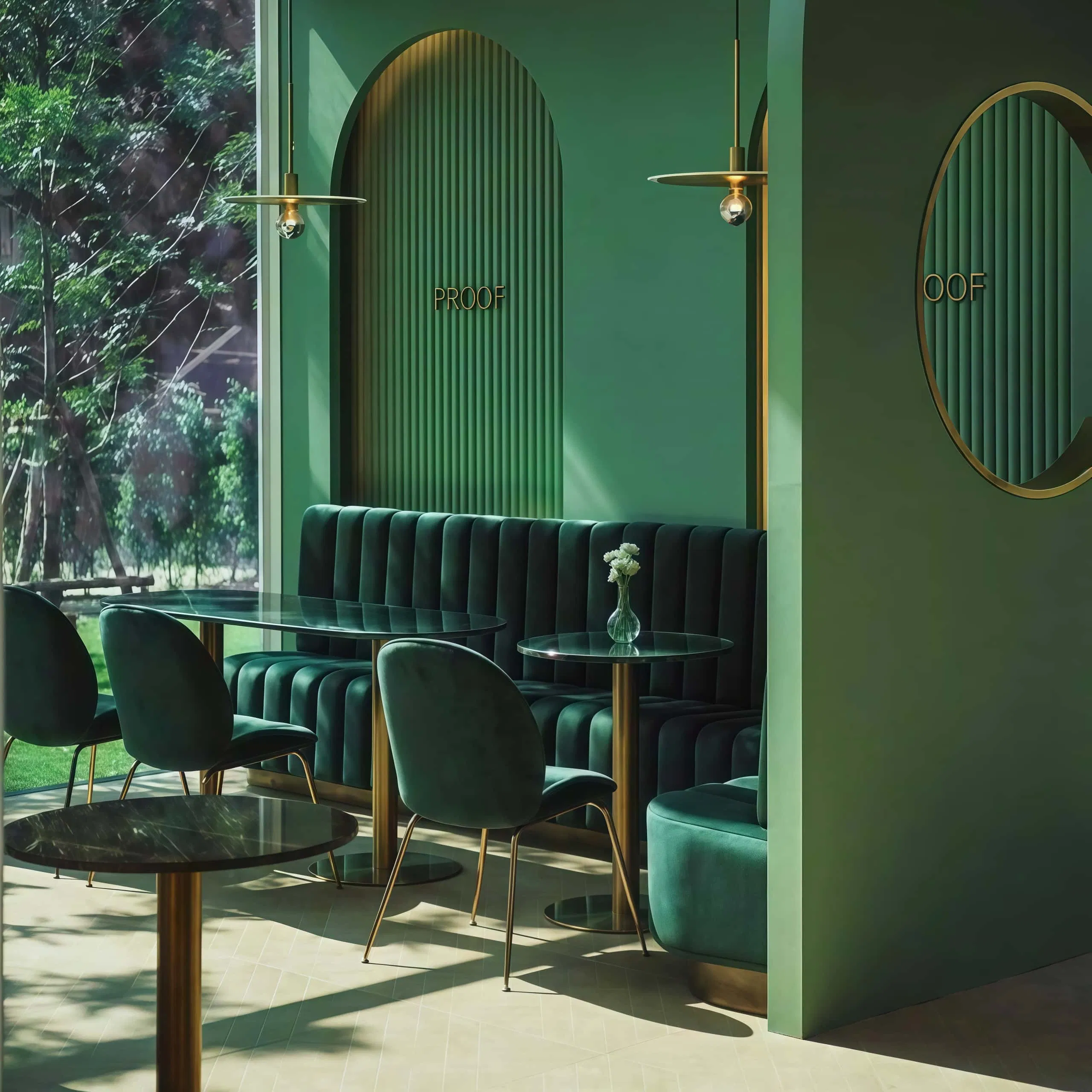 Custom Restaurant Furniture Set with Dining Chairs and Long Sofa Chairs Cross-Border Velvet Round Back Curved Chair