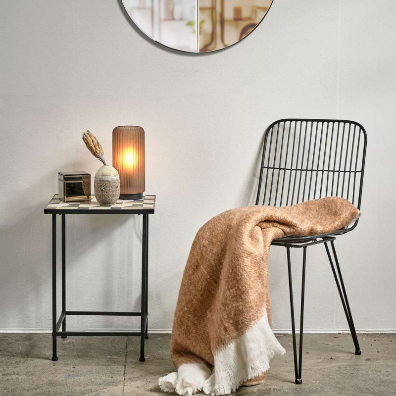 Home Furniture Metal Leg Modern Living Room Accent Rattan Chair