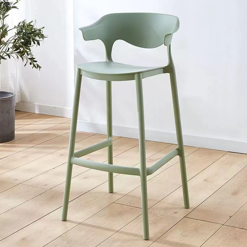 Wholesale Modern Commercial Furniture Restaurant Kitchen Chairs Plastic Stackable Outdoor Bar Stool