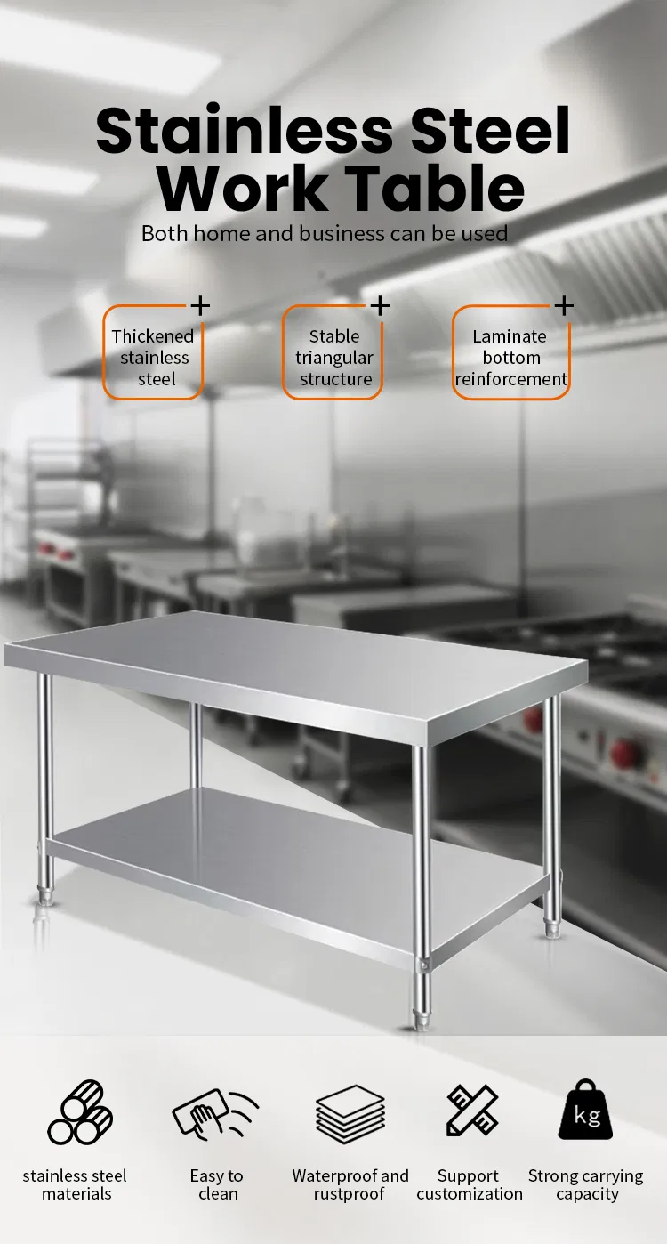 Stainless Steel Workbench View 1