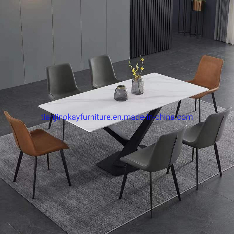 Elegant Luxury Quality Dining Room Furniture Set Modern Restaurant Kitchen Dining Tables with Chair