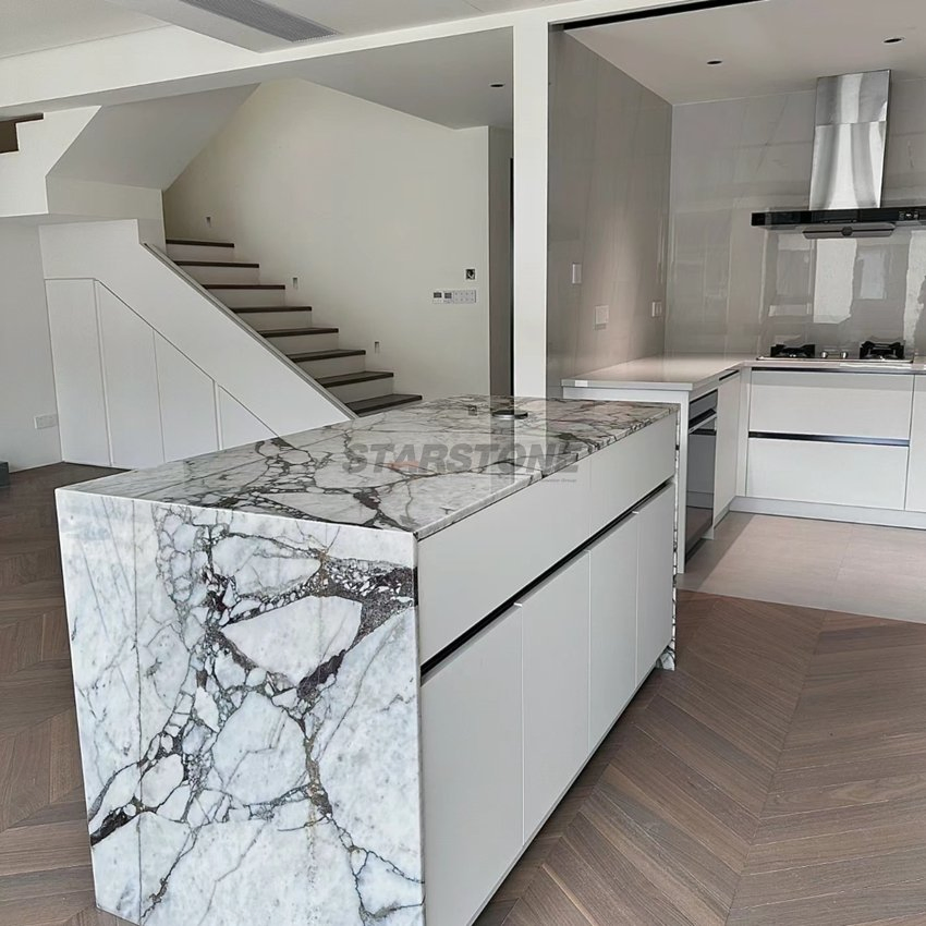 Starstone Home Modern Entry Table Hallway Antique Travertine Marble Hollway Table Stone Luxury Hotel Living Room Furniture Marble Console Table