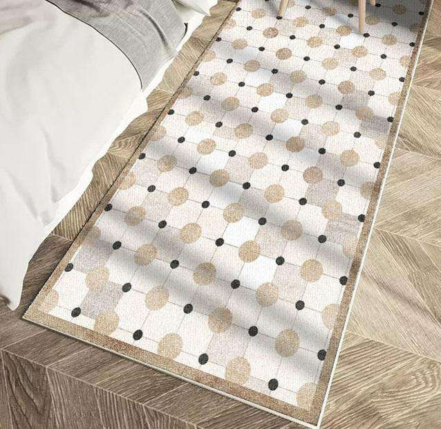 Non-Slip Belguim Bedroom Floor Rug Soft Loop-Pile Living Room Rug