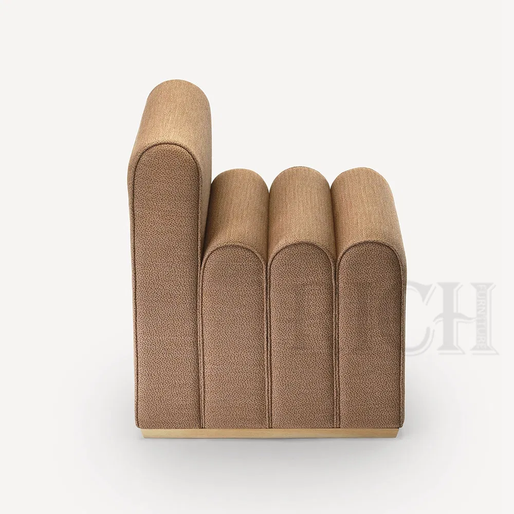 Decorative Stool Fashionable Furniture Stools Modern Living Room Pouf Fabric Square Ottoman