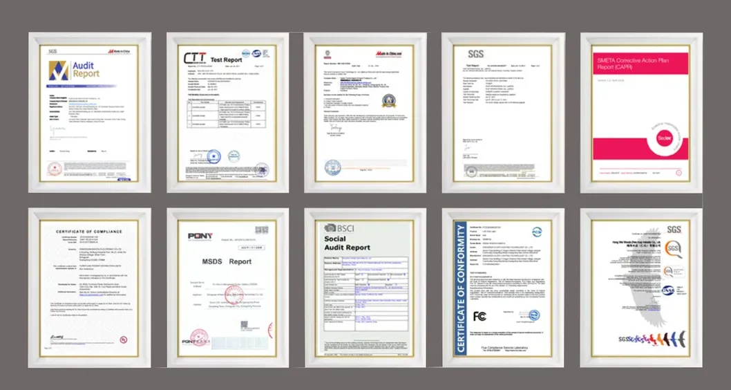 Certifications
