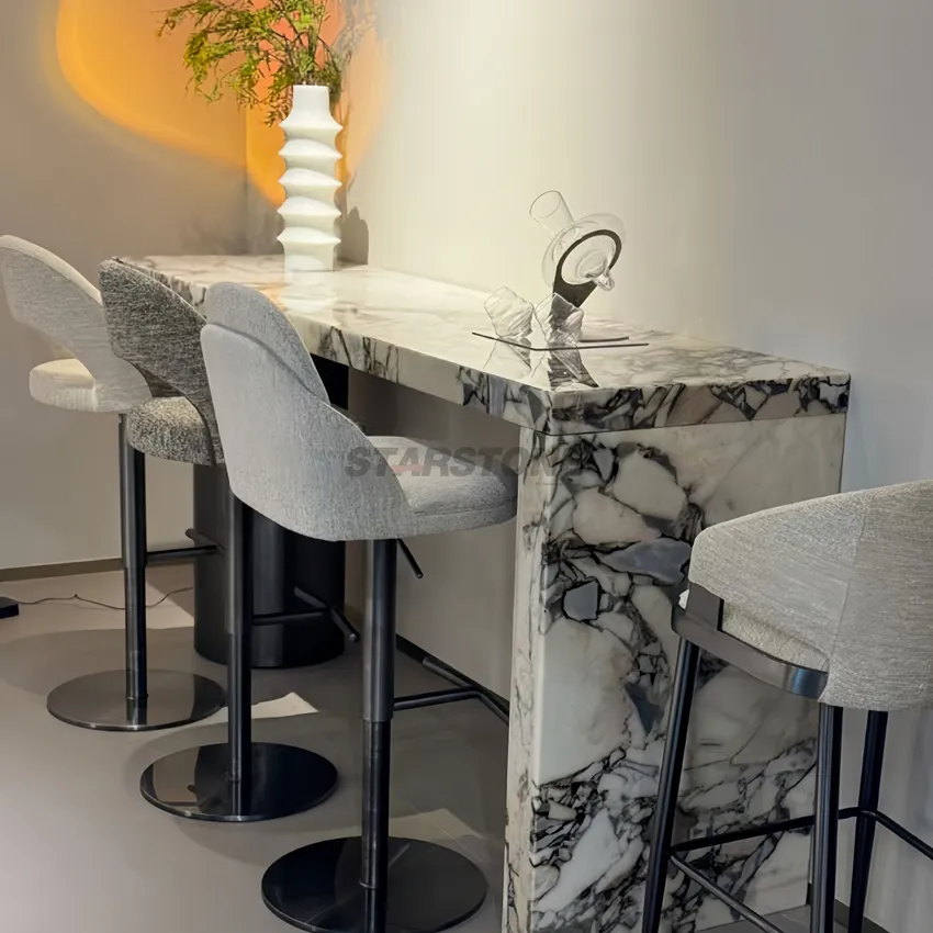 Marble Console Table Detail 3