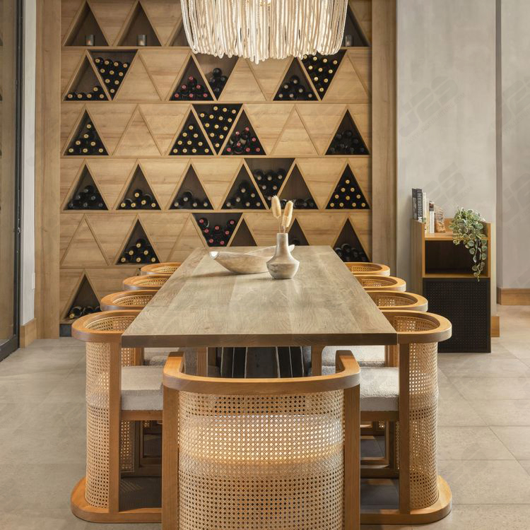 Cozy Wooden Restaurant Chair Set for Commercial Dining Environments