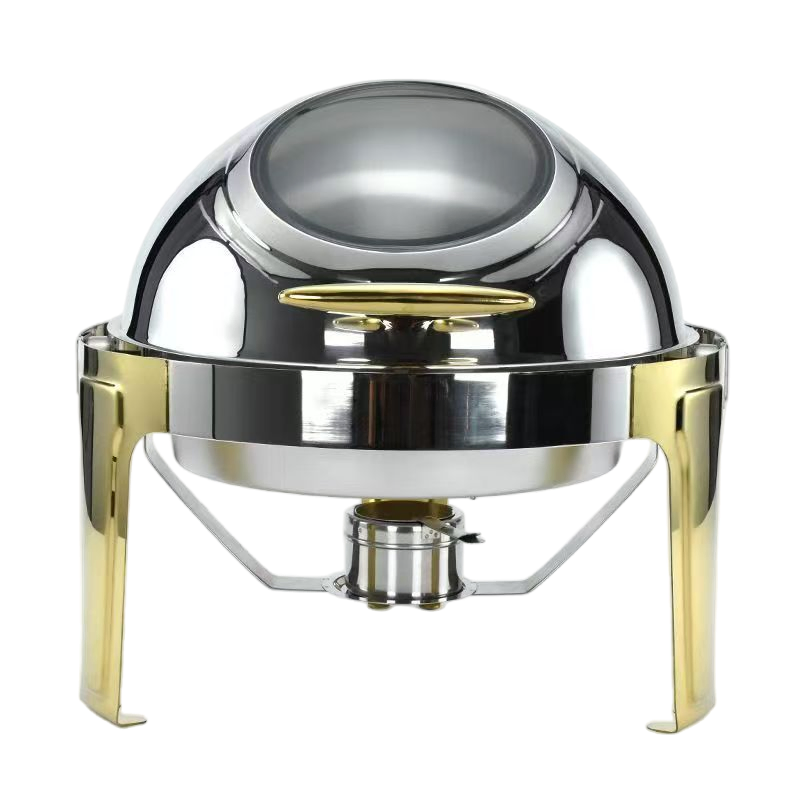 High-Grade Chafing Dish Stainless Steel Full Flip Cover Buffet Stove