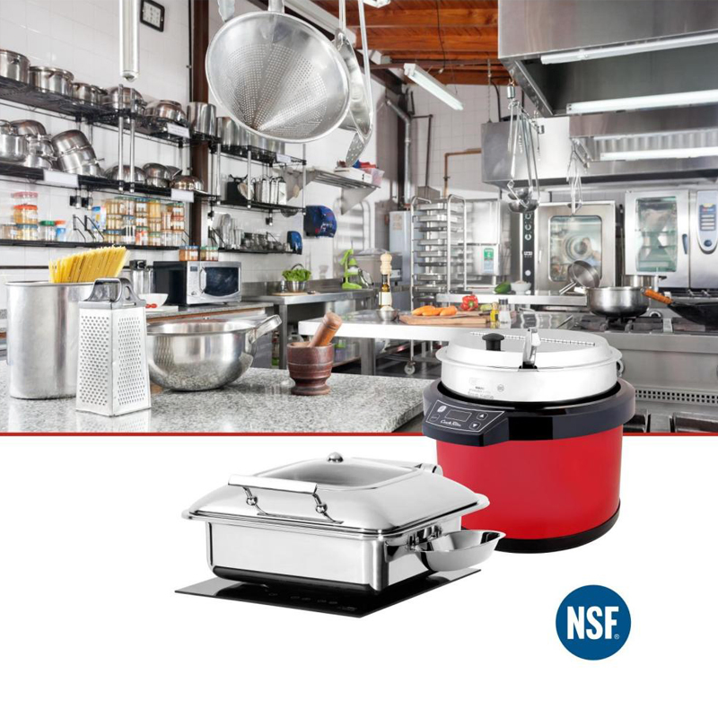 High/Quality Dining Table Buffet Glass Cover Round Soup Boiler