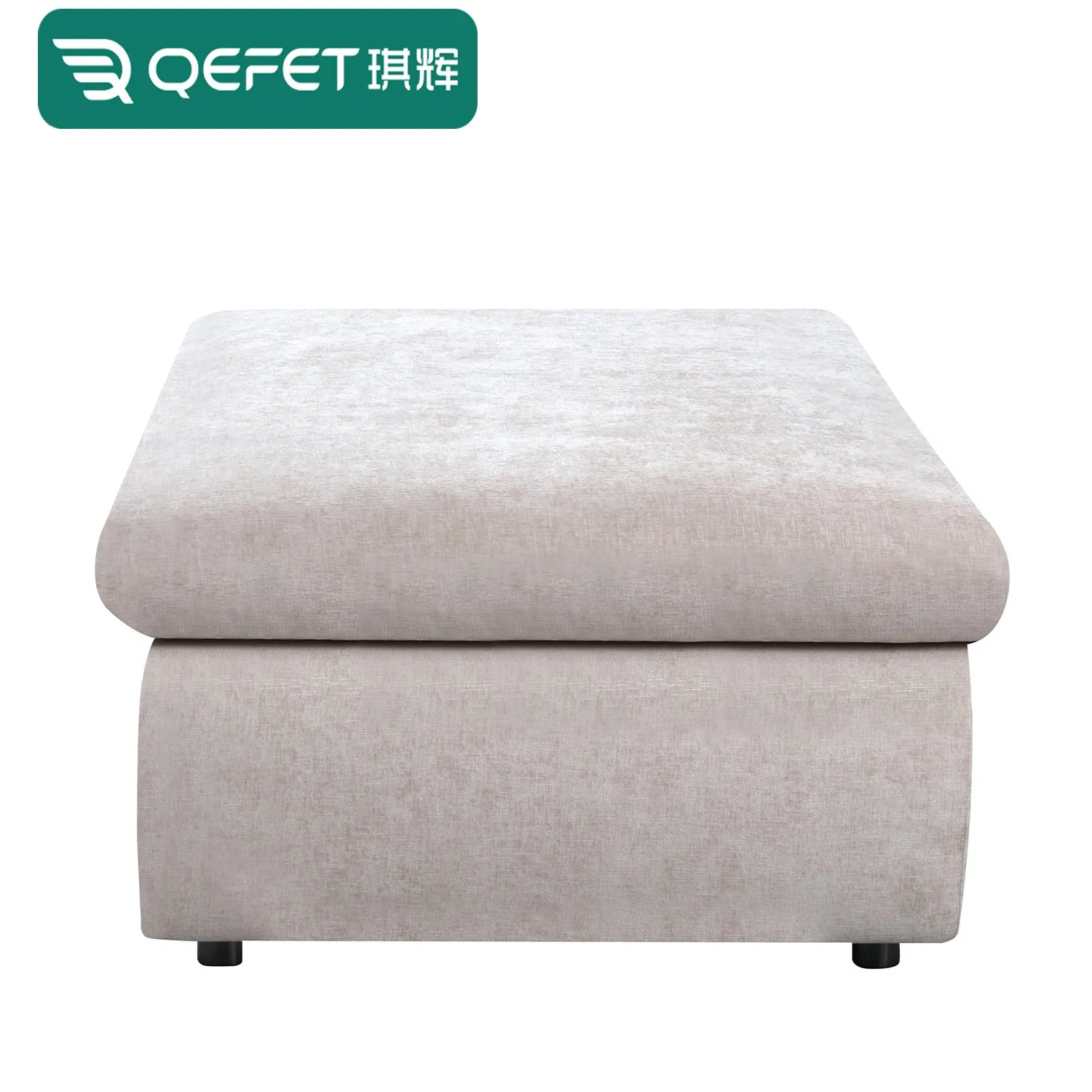 European Style Ottoman Sofa Furniture Chenille Fabric Modular Sofa Stirrups Footrest