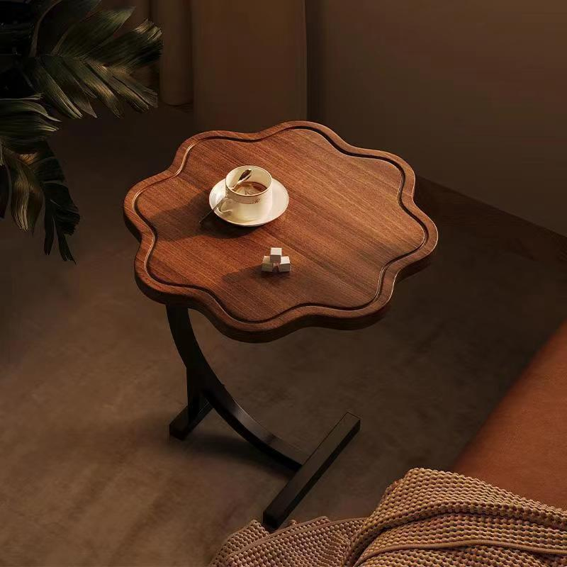 Flower Shape Simple Living Room Small Coffee Table Side Table Bedroom Bedside Table