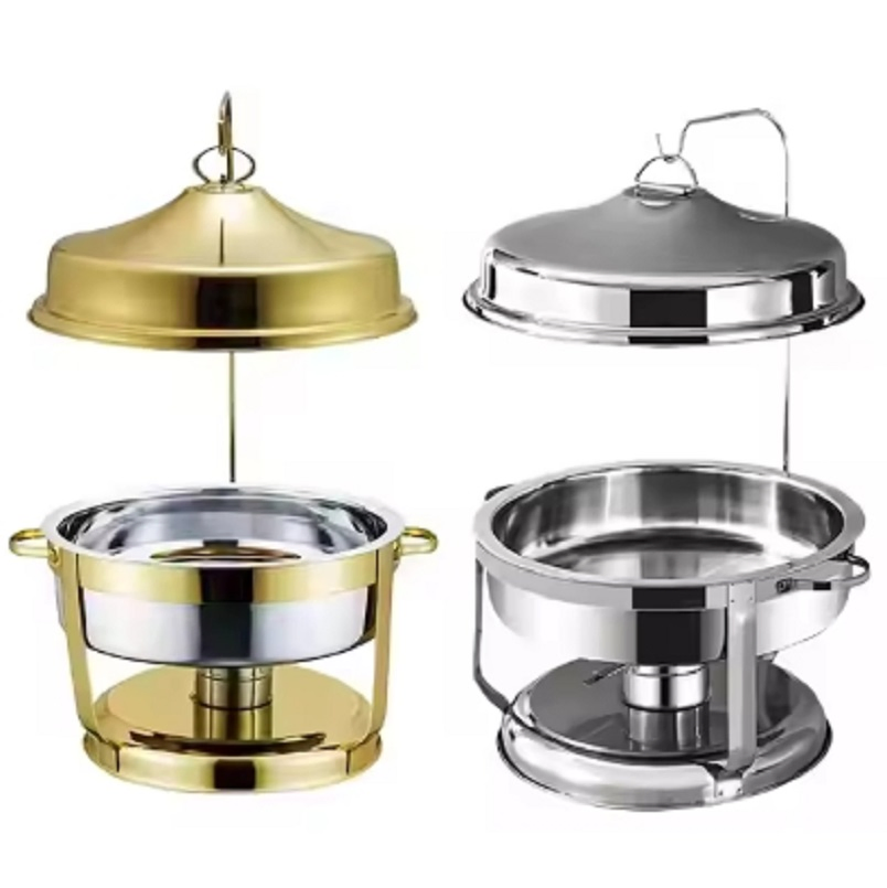 High-Grade Stainless Steel Buffet Dish Dining Stove for Hotel Wedding