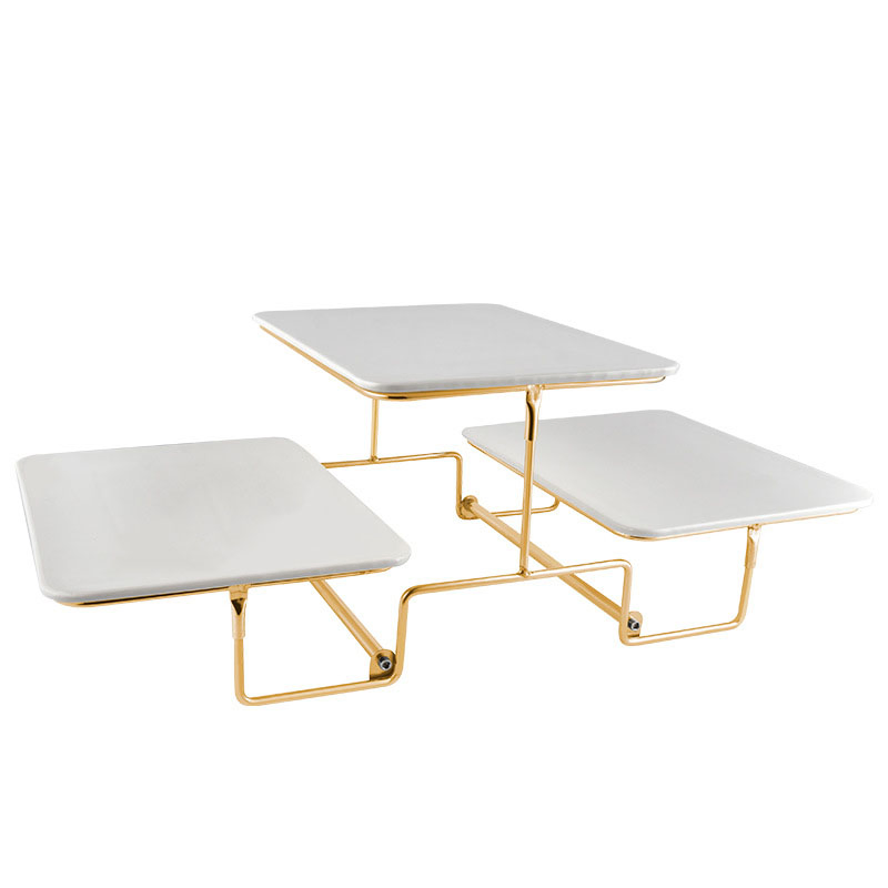 Cupcake Stand 3-Tier Dessert Plates Mini Cakes Fruit Candy Display Buffet Holder