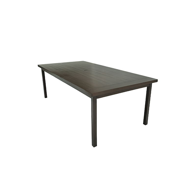 Dark Brown Furniture 7-Piece Outdoor/Patio Dining Table Sets with Table and 6 Chairs with Removable Cushion