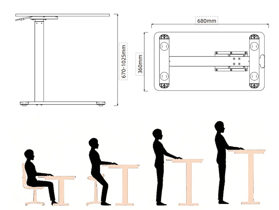Adjustable Desk View 2