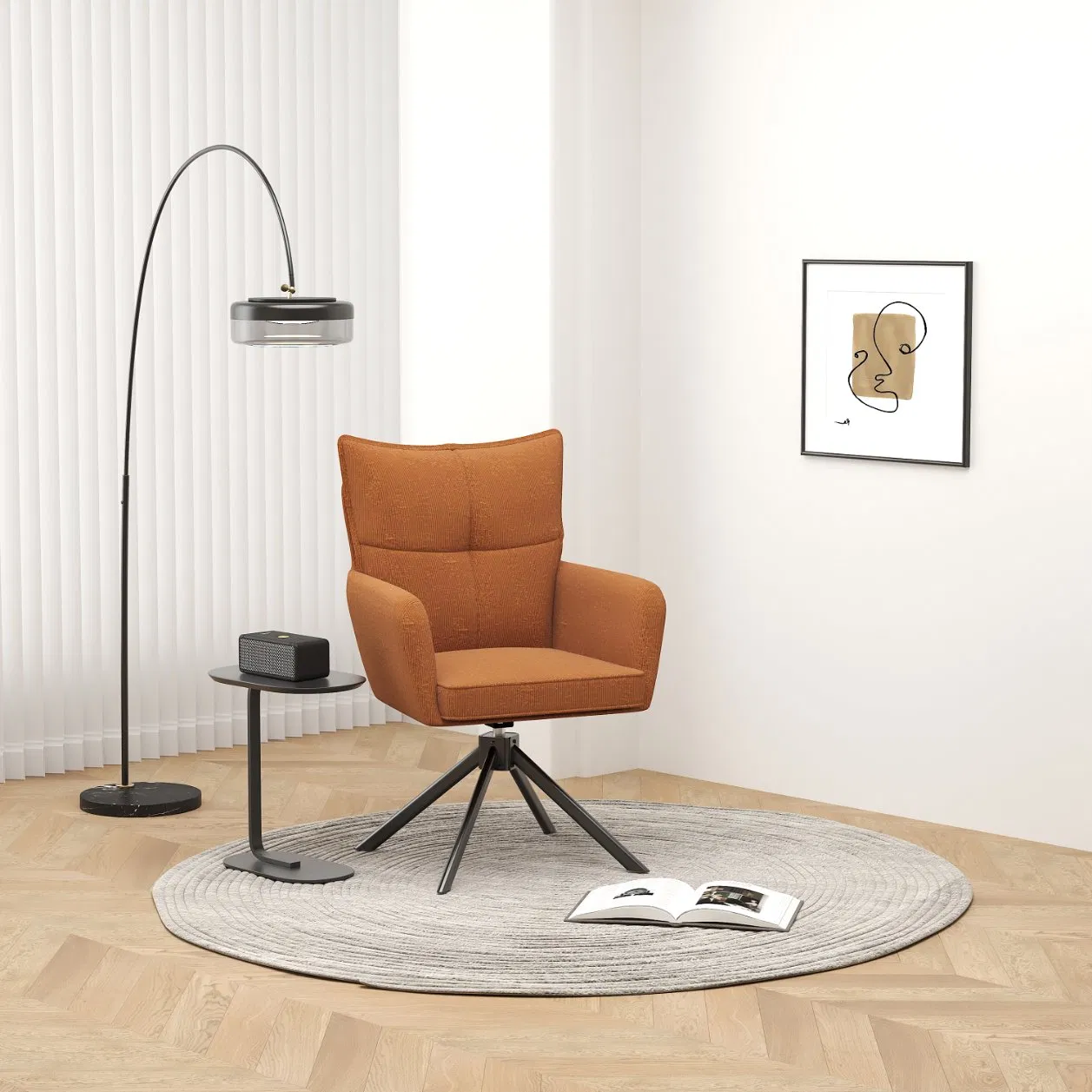 Exquisite &amp; Trendy Fashion &amp; Thick Office Chair and Strong Wrapping Sensation Leisure Chair and Dining Chair Used for Dinner Room Chair