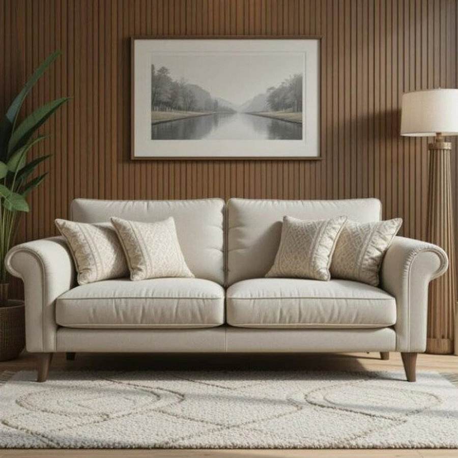 Modern Comfortable Fabric Living Room Sofa for Home Apartment Villa Use