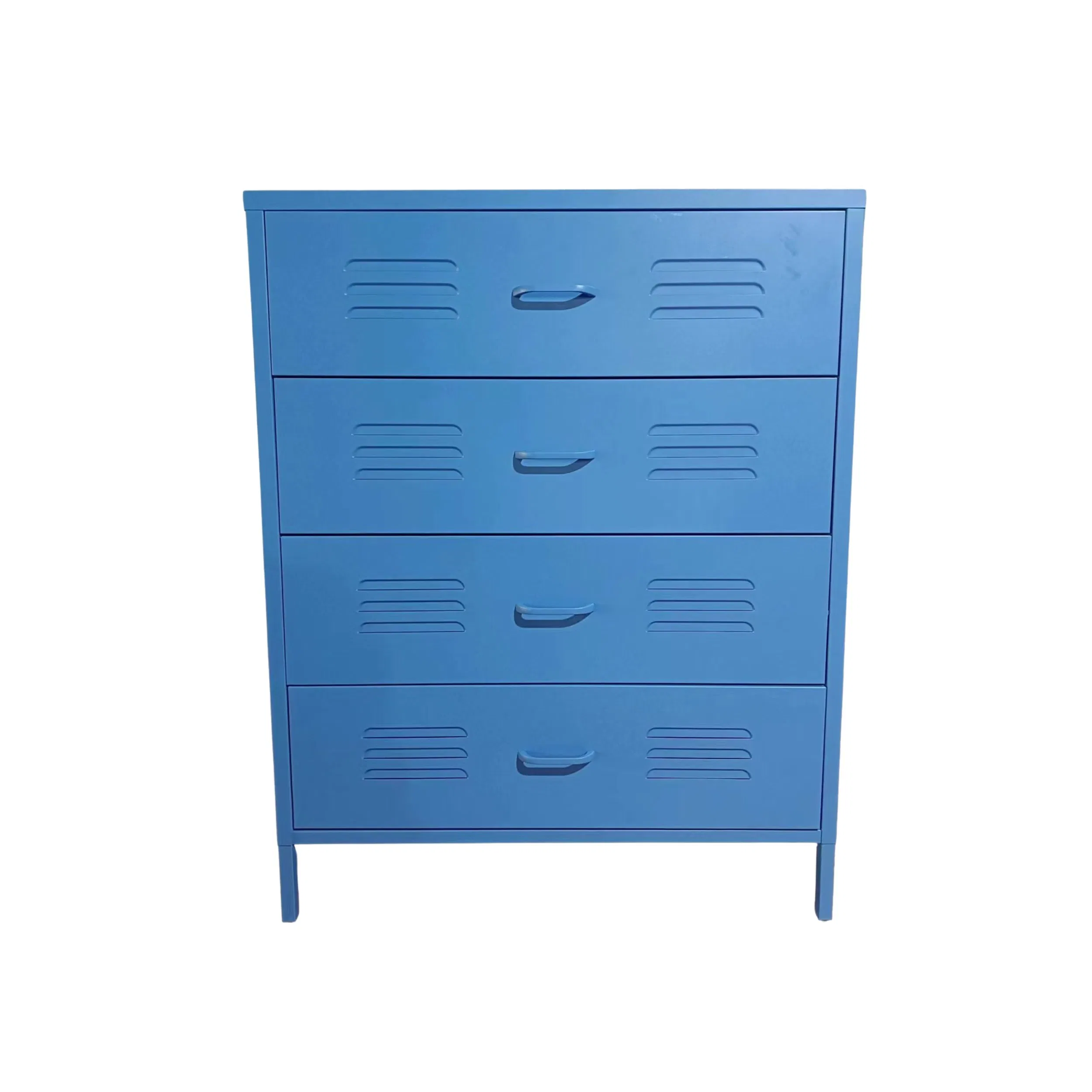 Metal Storage Drawer Cabinets Home Use Bed/Living Room Steel Accent Cabinet