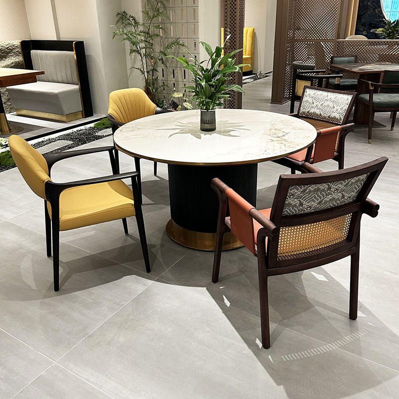 Luxury March Commercial Dining Furniture Set for High-End Restaurants