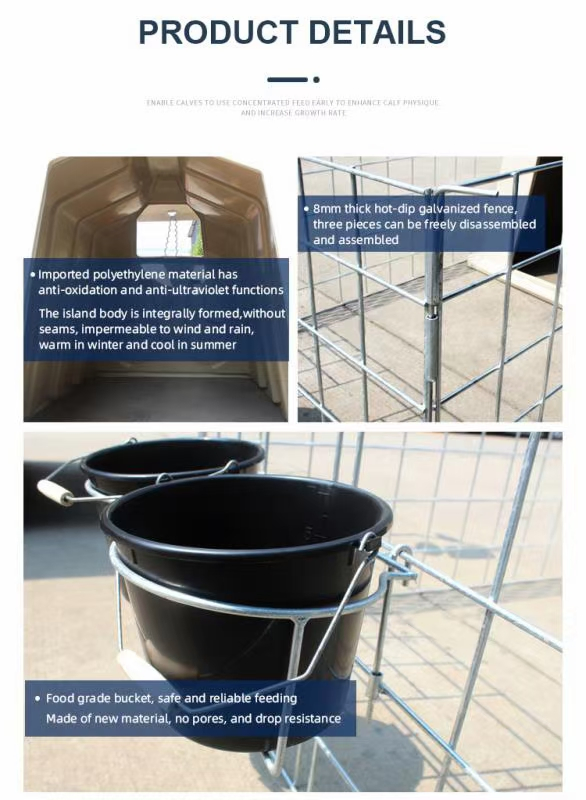 Good Quality Cow House/Farm Equipment Poultry machine Calf Hutch