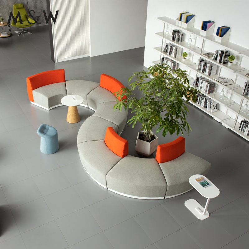 M&W Modern Office Sofa Luxury Modular Sectional Sofa Set Furniture