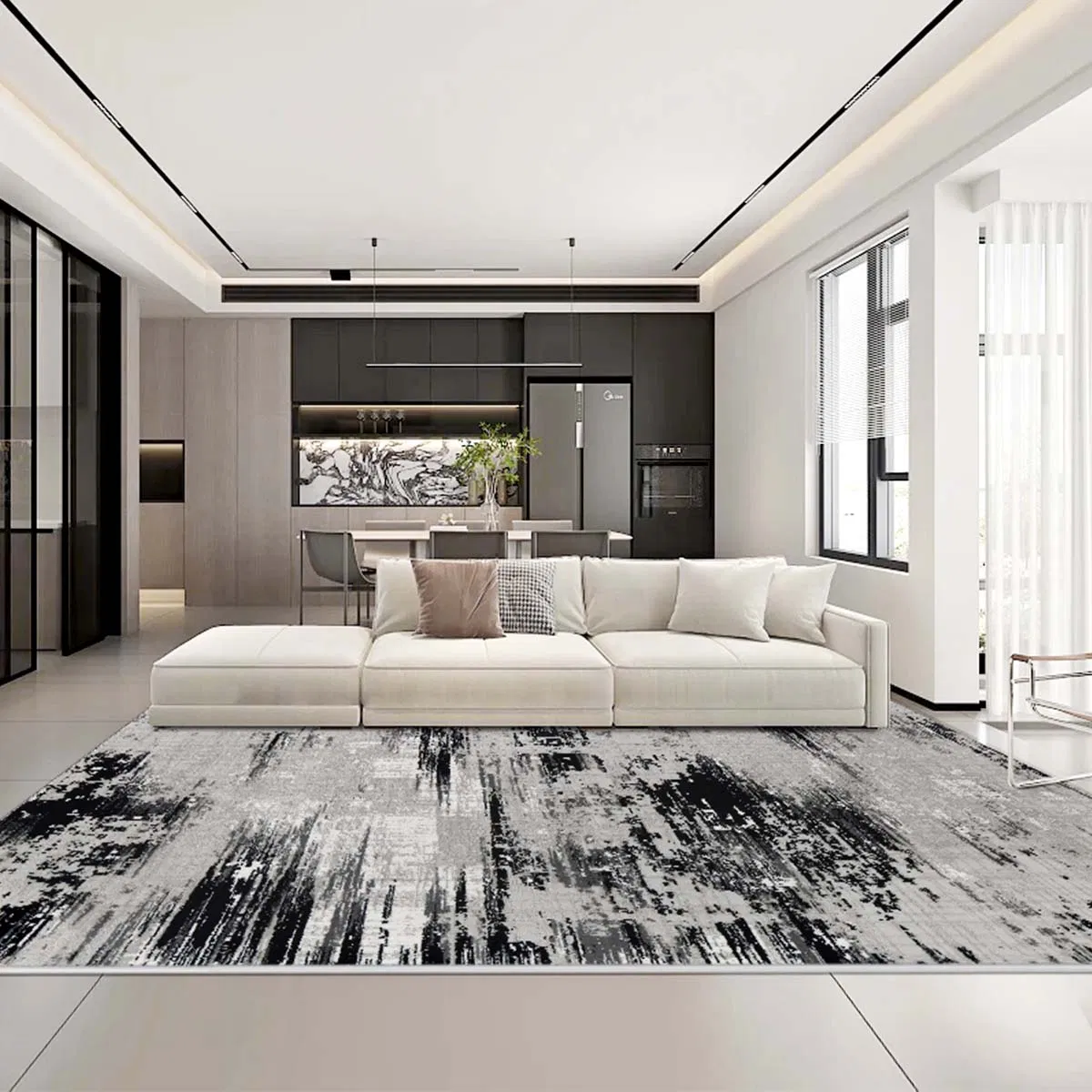 MOQ 1 Rug Coffee Table Soft Large Living Room Tapis Bedroom Abstract Rugs Carpets Living Room Big Size