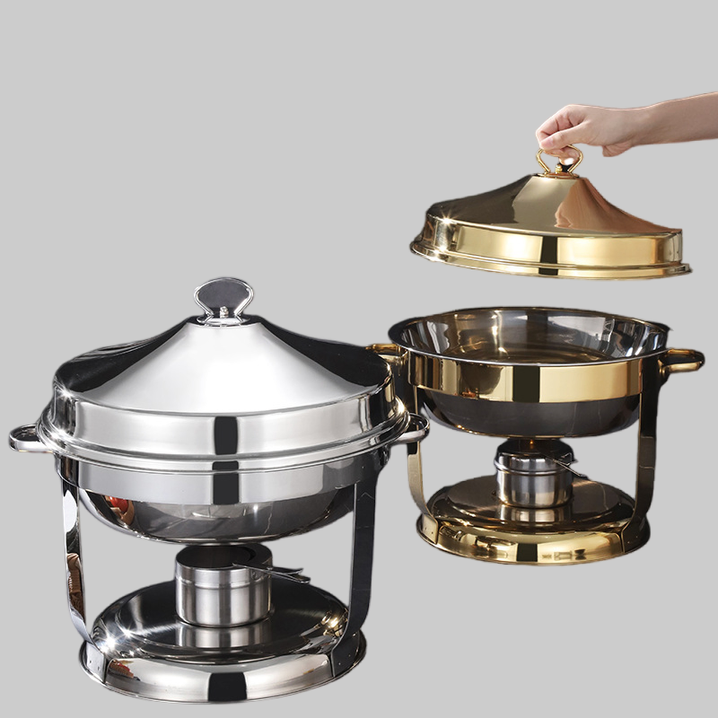 Commercial Buffet Stove Set with Stainless Steel Construction