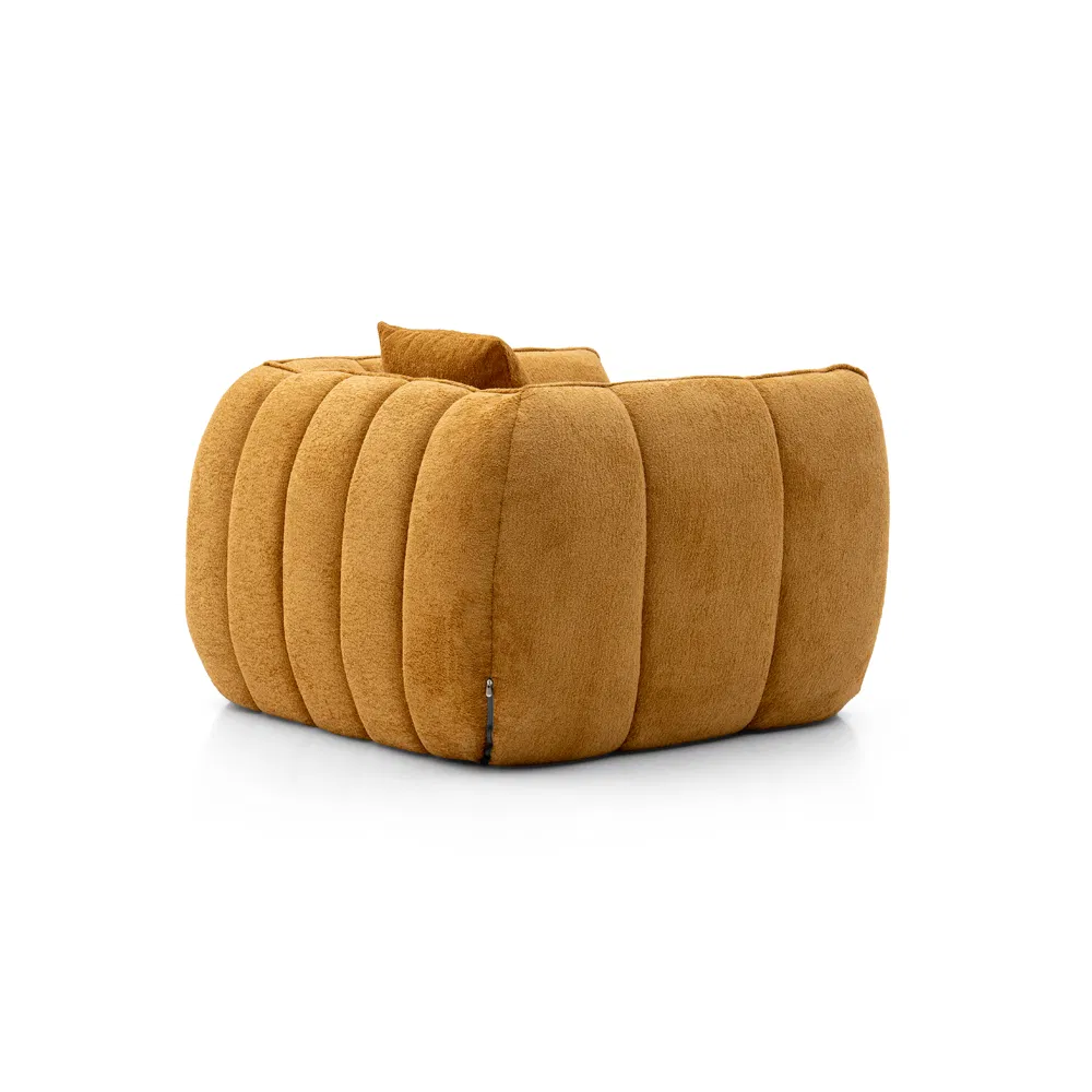 New Arrival Vacuum Compression Pack Sitting Room Yellow Compress Modern Home Furniture Leisure Sofa