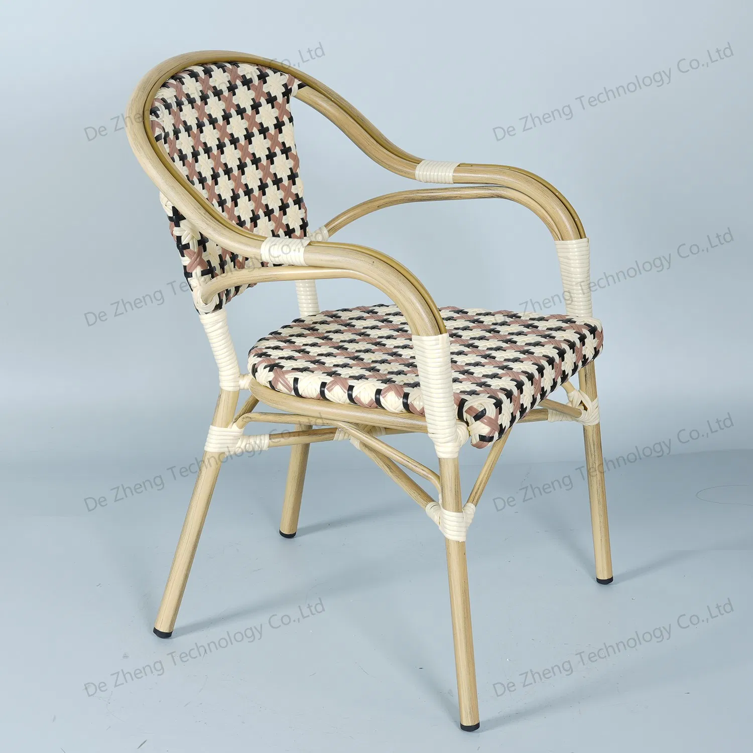 Hot Sale Commercial Garden Outdoor Bamboo Rattan Restaurant Dining Chair