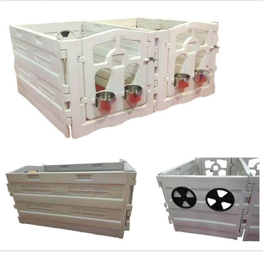 Livestock Equipment Completely Modular PE Dry Clean Indoor Calf Hutch