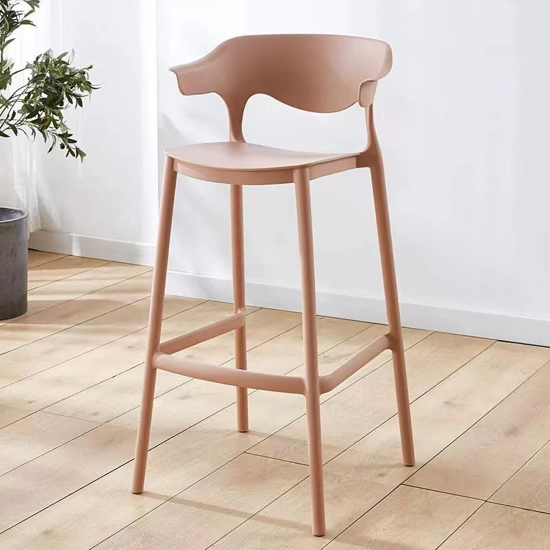 Wholesale Modern Commercial Furniture Restaurant Kitchen Chairs Plastic Stackable Outdoor Bar Stool