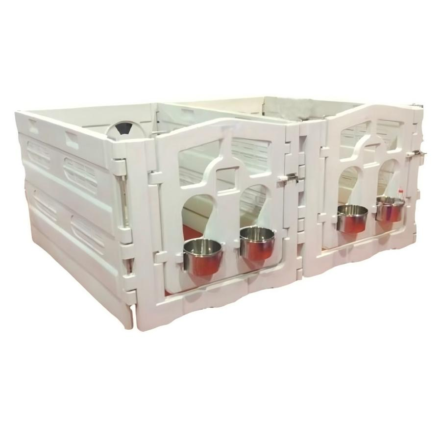 Livestock Equipment Completely Modular PE Dry Clean Indoor Calf Hutch