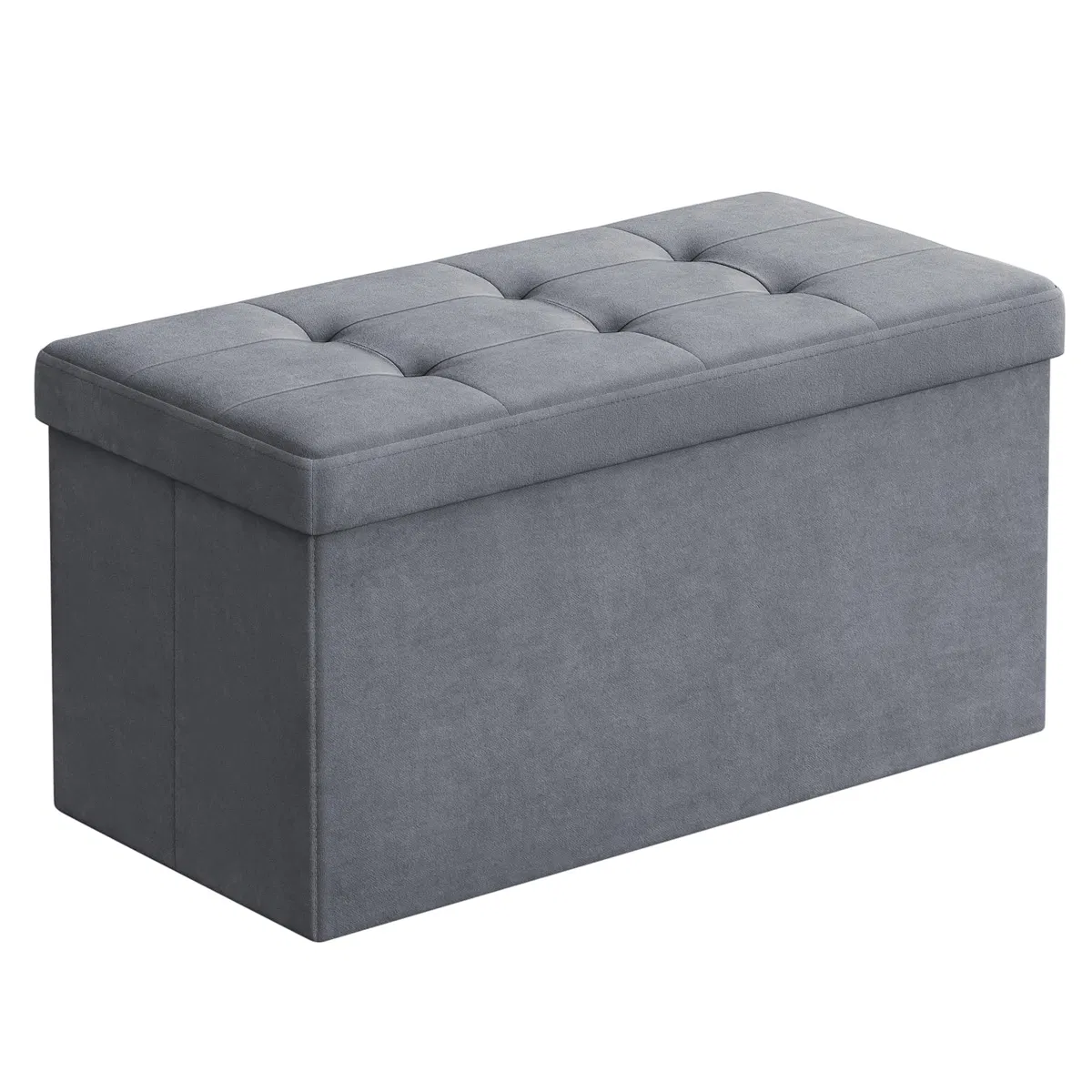 Elegant Storage Ottoman: Perfect for Living Room Organization Long Bench