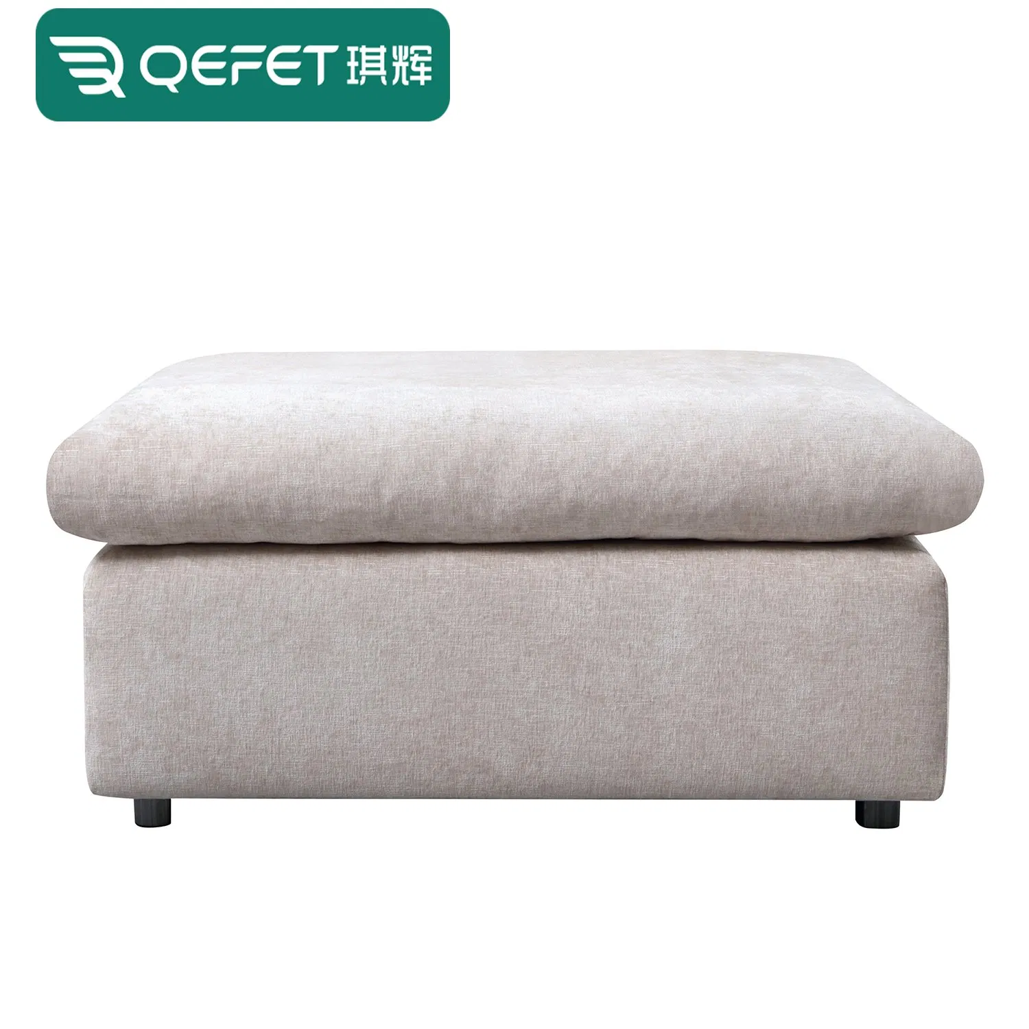 European Style Ottoman Sofa Furniture Chenille Fabric Modular Sofa Stirrups Footrest