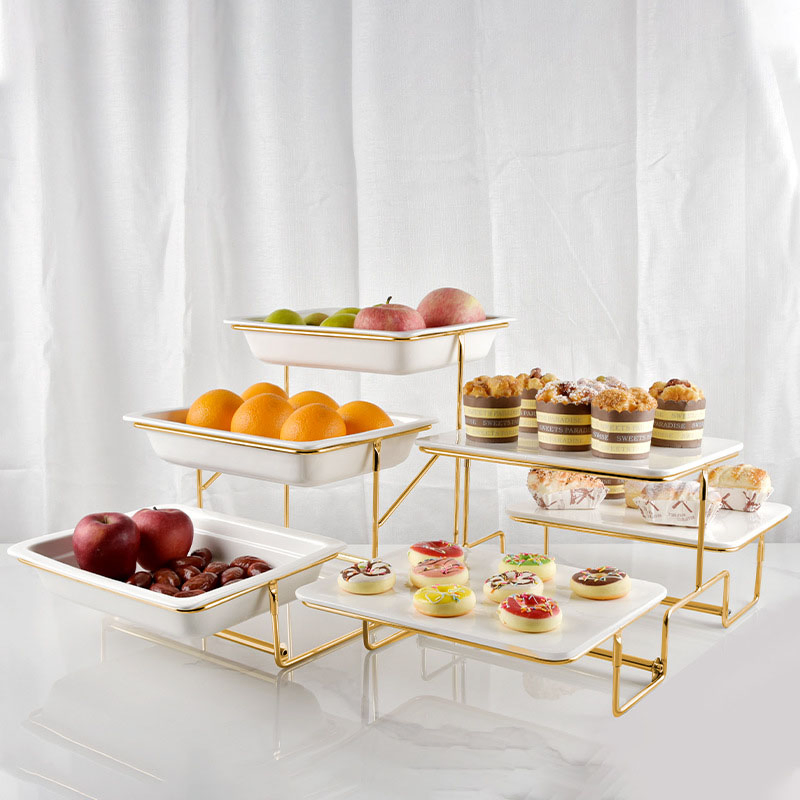 Cupcake Stand 3-Tier Dessert Plates Mini Cakes Fruit Candy Display Buffet Holder