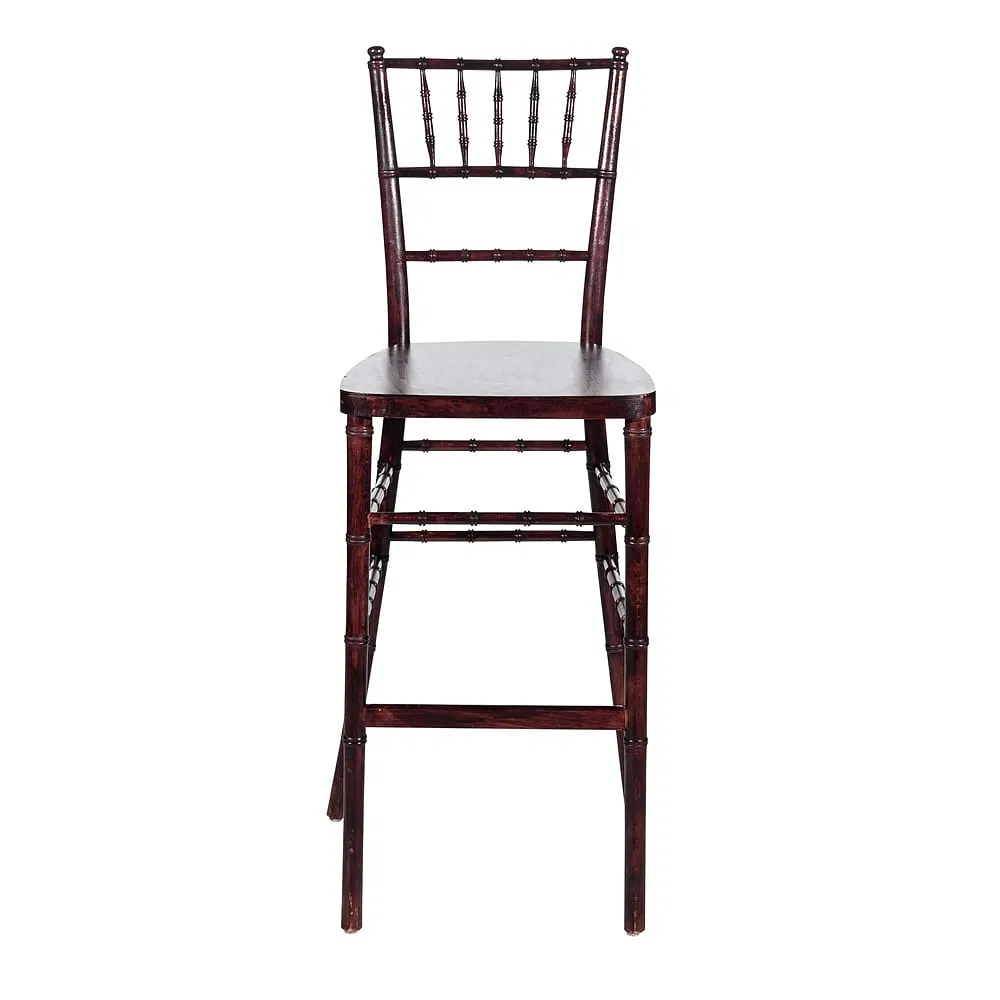 Whole Sale Stackable Wood Chiavari Bar Stool for Restaurants Event Wedding Bar