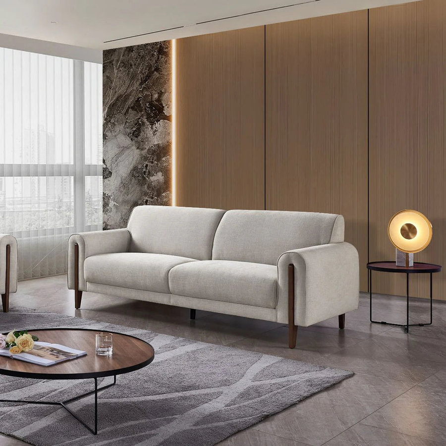 Modern Comfortable Fabric Living Room Sofa for Home Apartment Villa Use