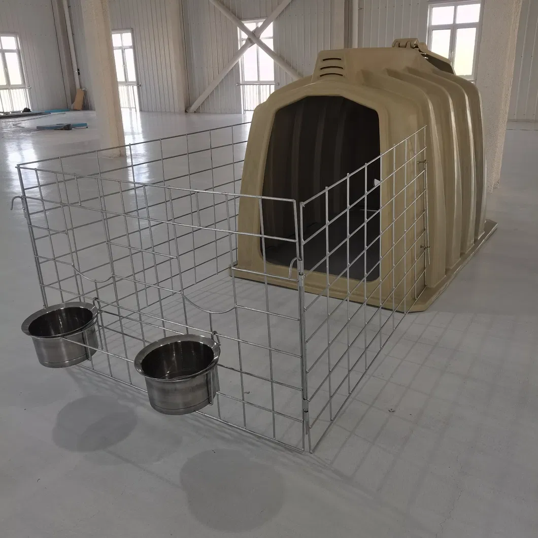 Calf House with Fence