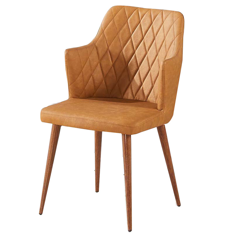 Elegant Modern Luxury Dining Room Chair with Gold Accents