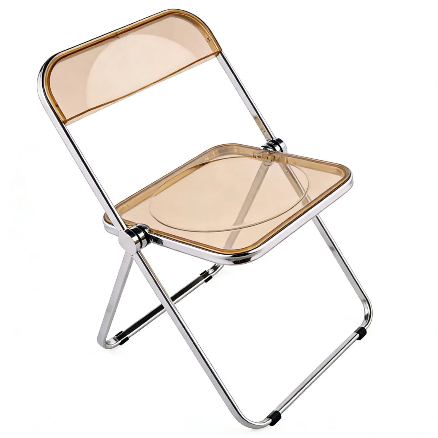 Wholsale Space-Saving Foldable Indoor Multipurpose Transparent Plastic Dining Chair for Wedding/Dining Room/Coffee Shop