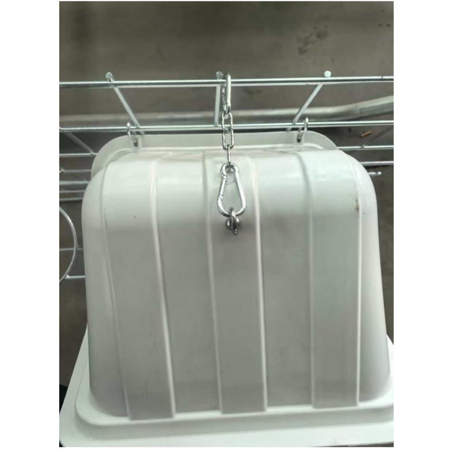 Dairy Farm Calf Living House with Fence and Feeding Bucket Hutch