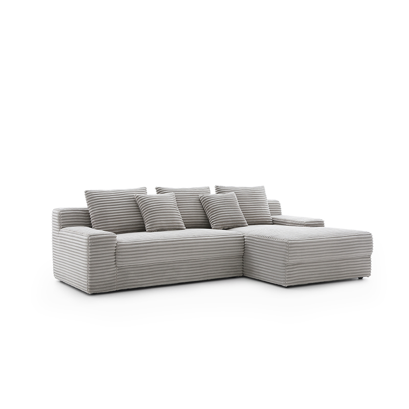 Sofa Modern Home Living Room Sofa Set Furniture White Linen Feather Cream Beige Fabric L Shaped Corner Modular Couches Sectional Sofa