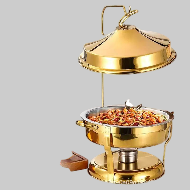 Commercial Buffet Stove Set with Stainless Steel Construction